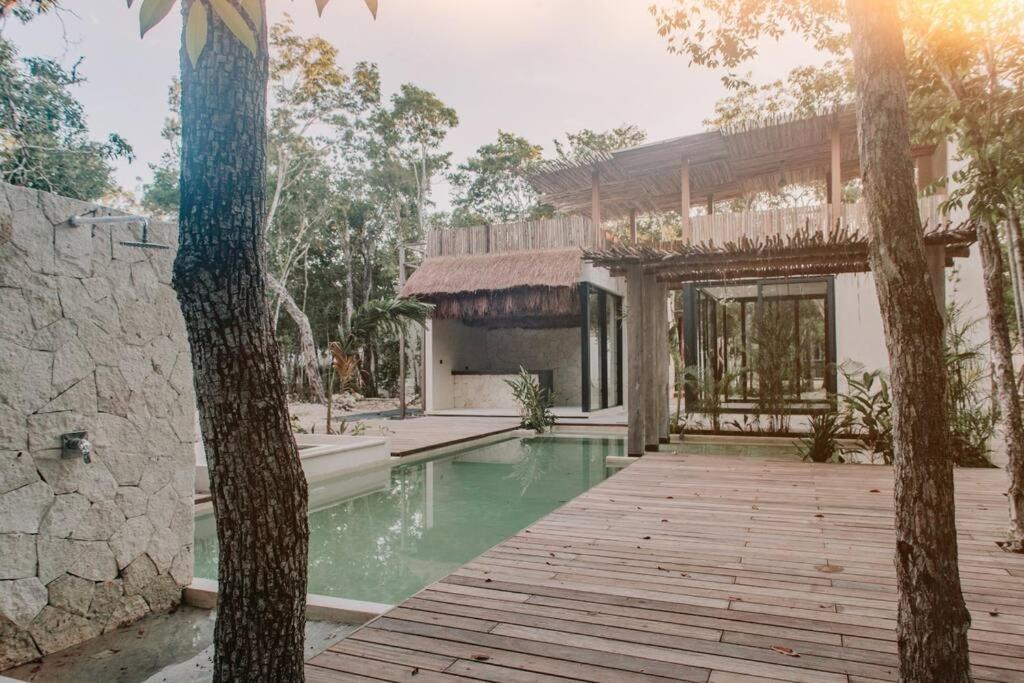Villa Xuncari In The Heart Of The Jungle Tulum Exteriör bild