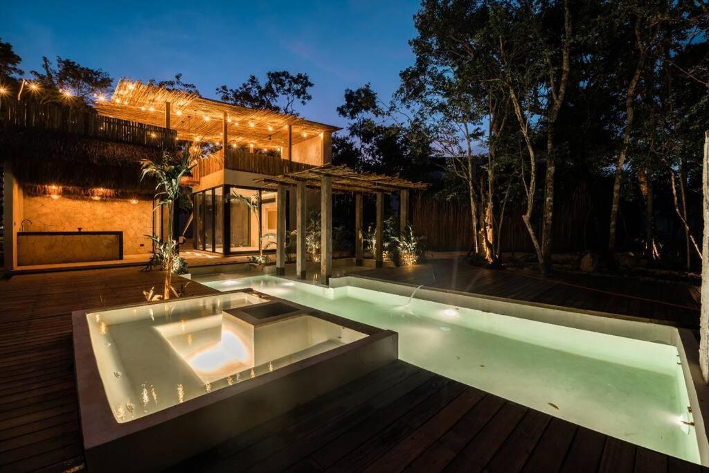 Villa Xuncari In The Heart Of The Jungle Tulum Exteriör bild