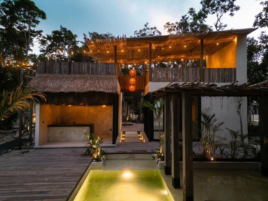 Villa Xuncari In The Heart Of The Jungle Tulum Exteriör bild