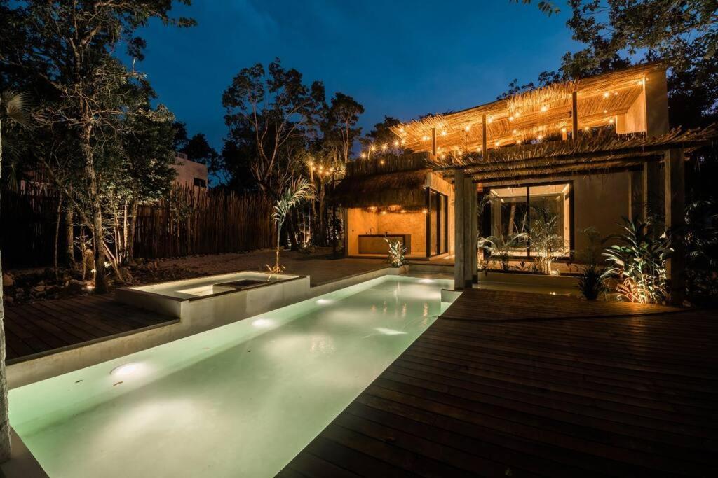 Villa Xuncari In The Heart Of The Jungle Tulum Exteriör bild